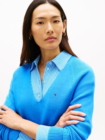 TOMMY HILFIGER Пуловер в синьо