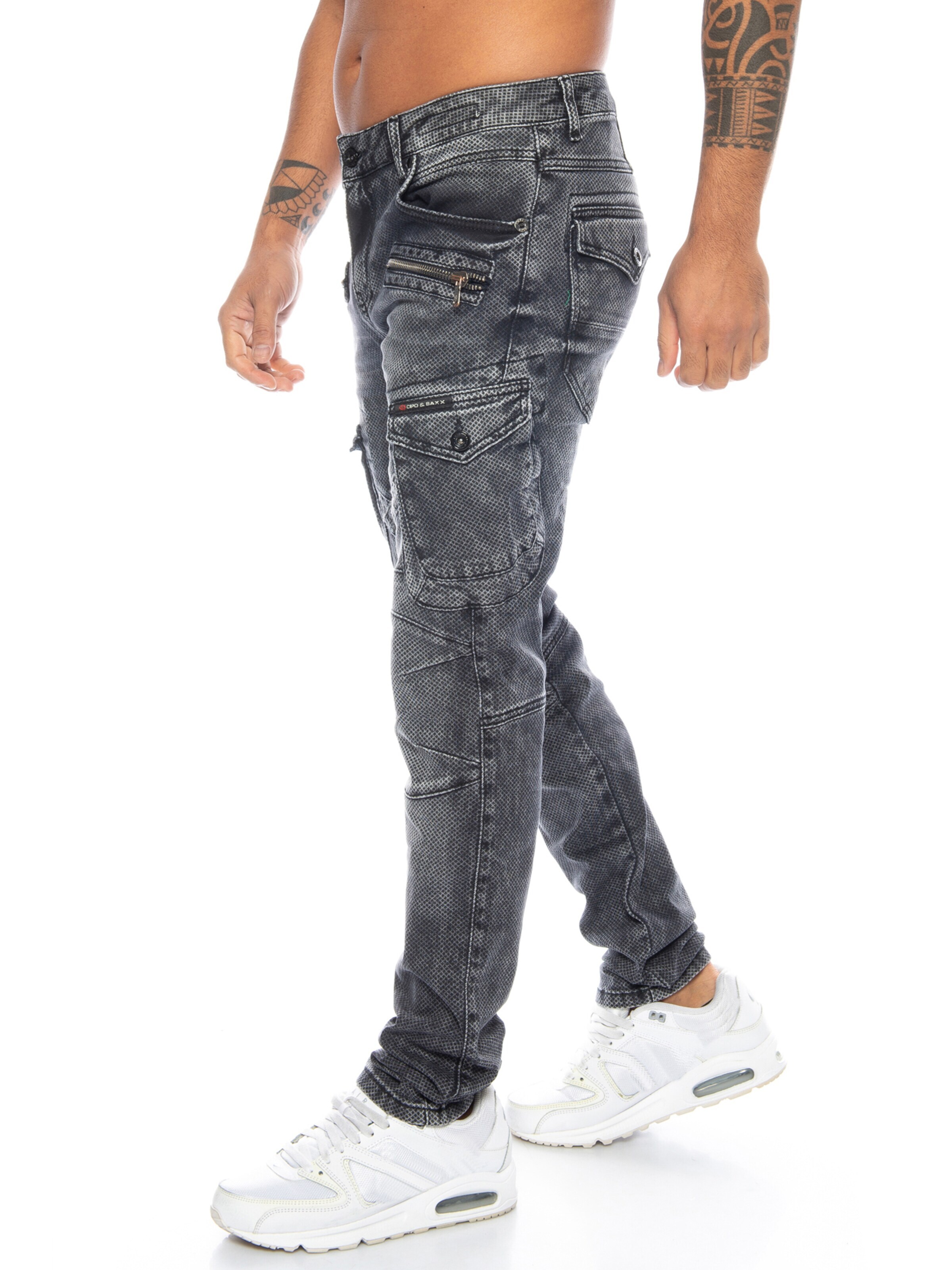 CIPO & BAXX Regular Jeans 'BJ369' in Black