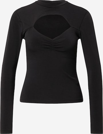 juoda Gina Tricot Marškinėliai 'Holly': priekis