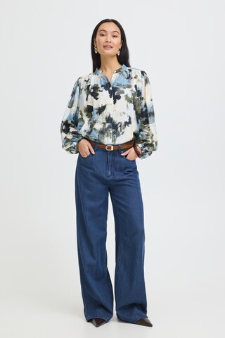 Fransa - Blusa 'FRAriana' en azul