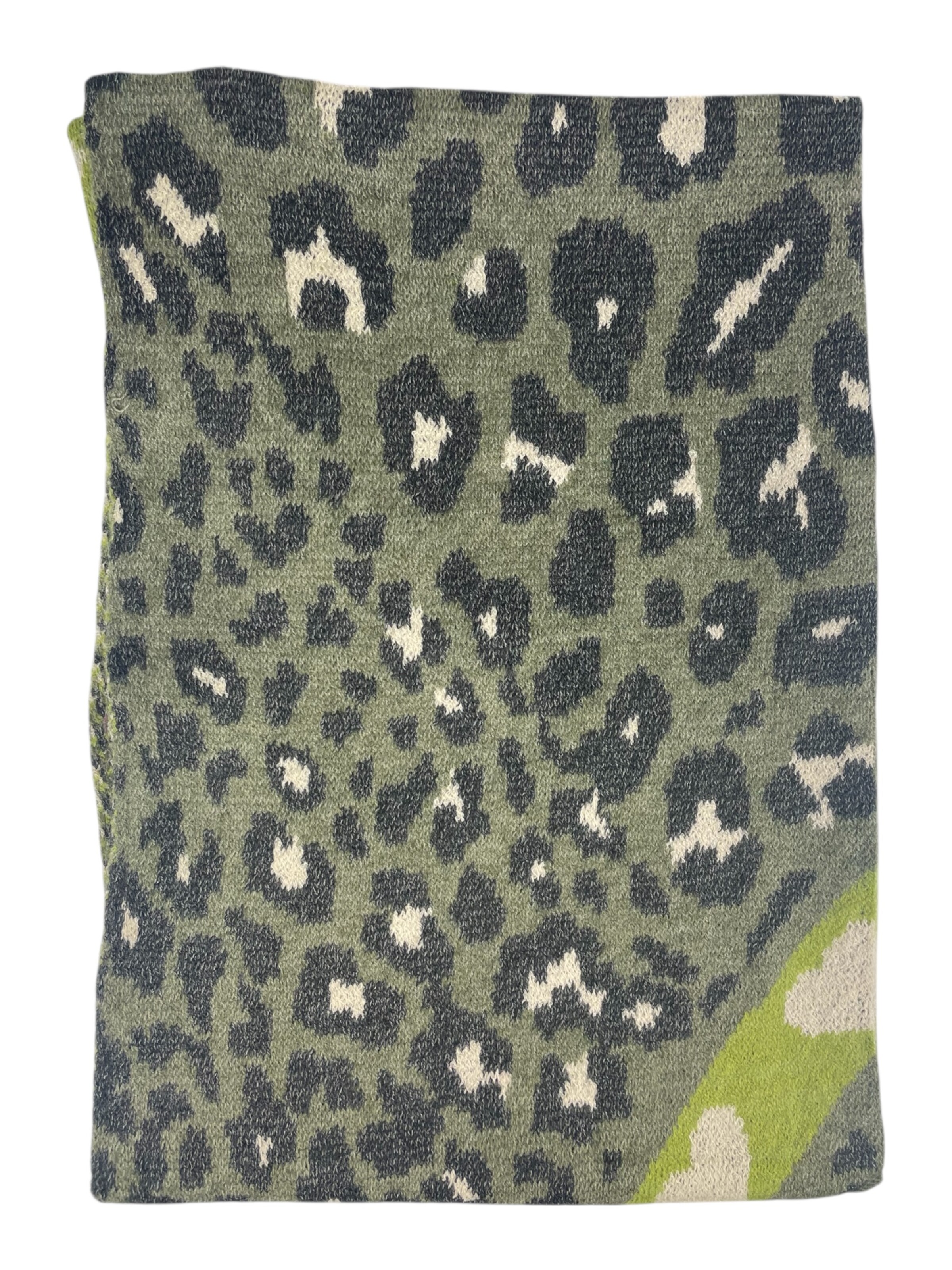 Kumixi Oversized Scarf 'Leo' in Green