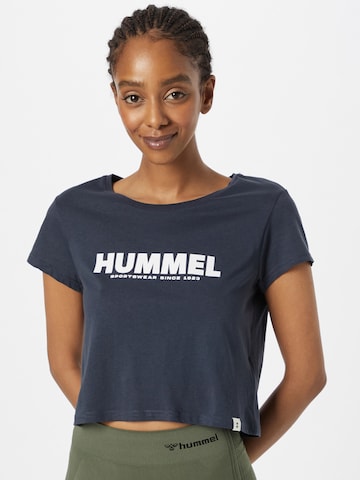 Hummel Sportshirt 'LEGACY' in Blau: Vorderseite