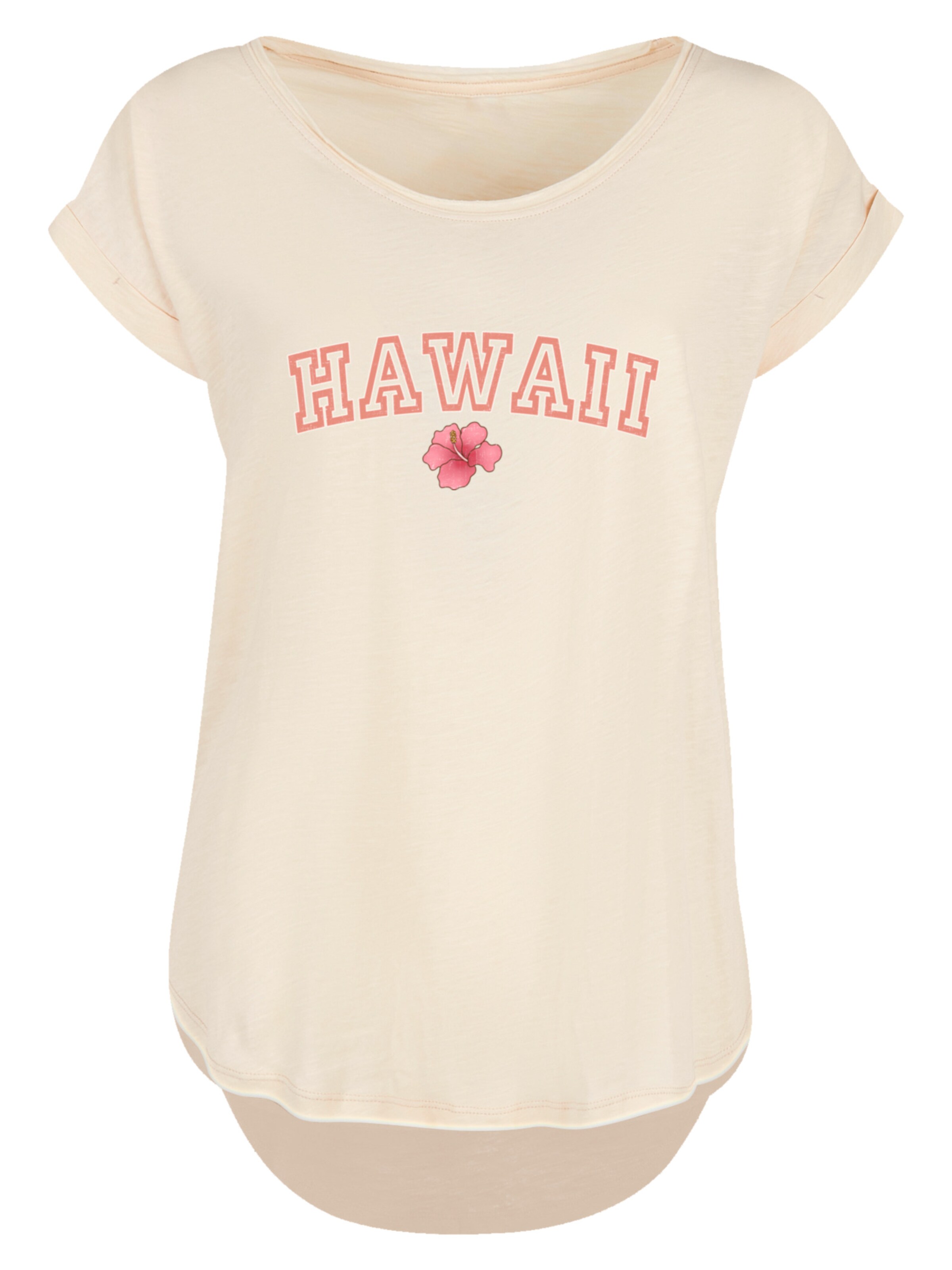 T-shirt 'Hawaii' F4NT4STIC en beige : devant