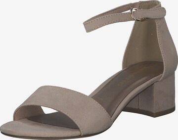 TAMARIS Strap sandal in Beige: front