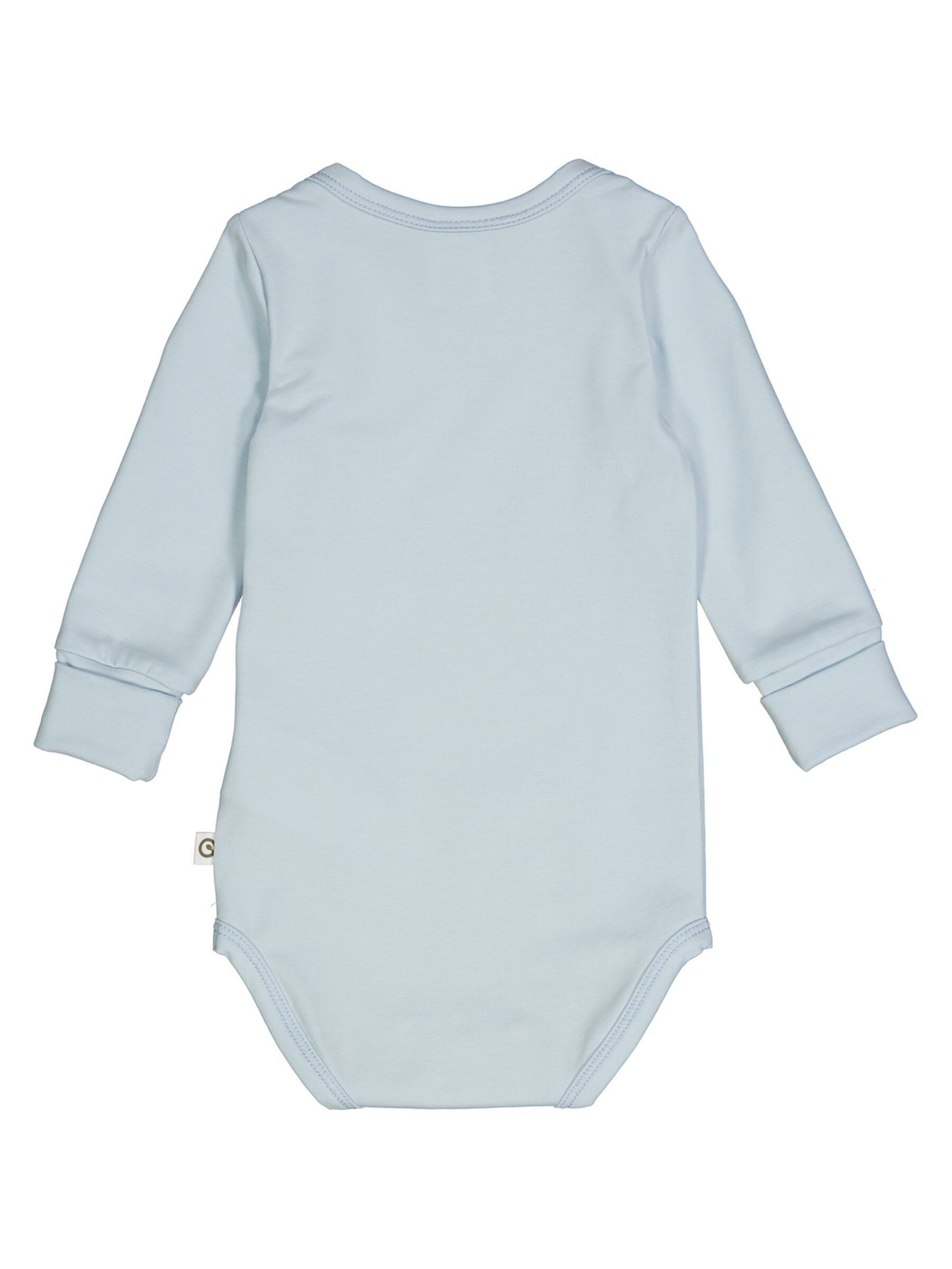 Müsli by GREEN COTTON - Macacão/Body 'Langarm' em azul