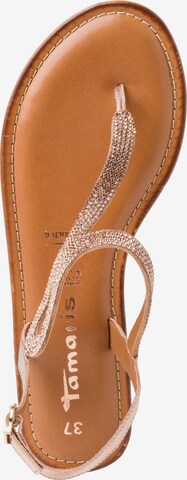 TAMARIS Strap Sandals in Gold