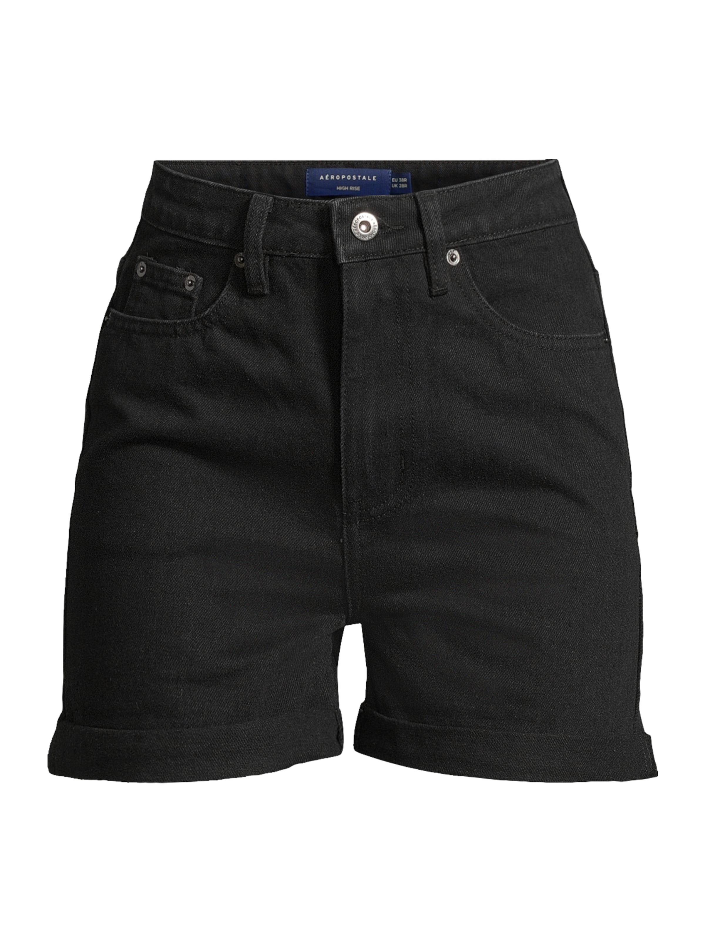AÉROPOSTALE Regular Jeans in Black: front