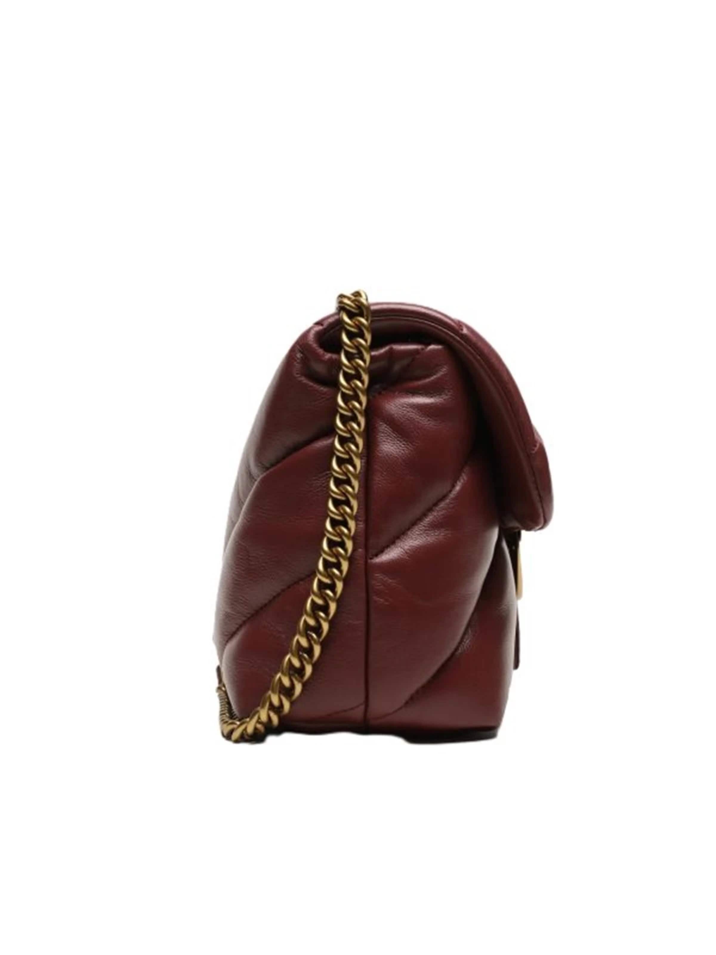 Borsa a spalla '100038 A0F2' di PINKO in rosso
