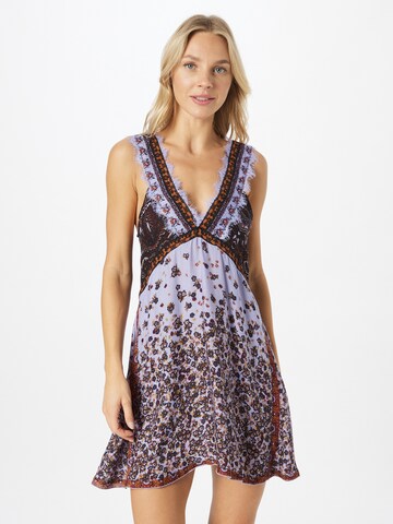 Free People Negligee in Purple: front