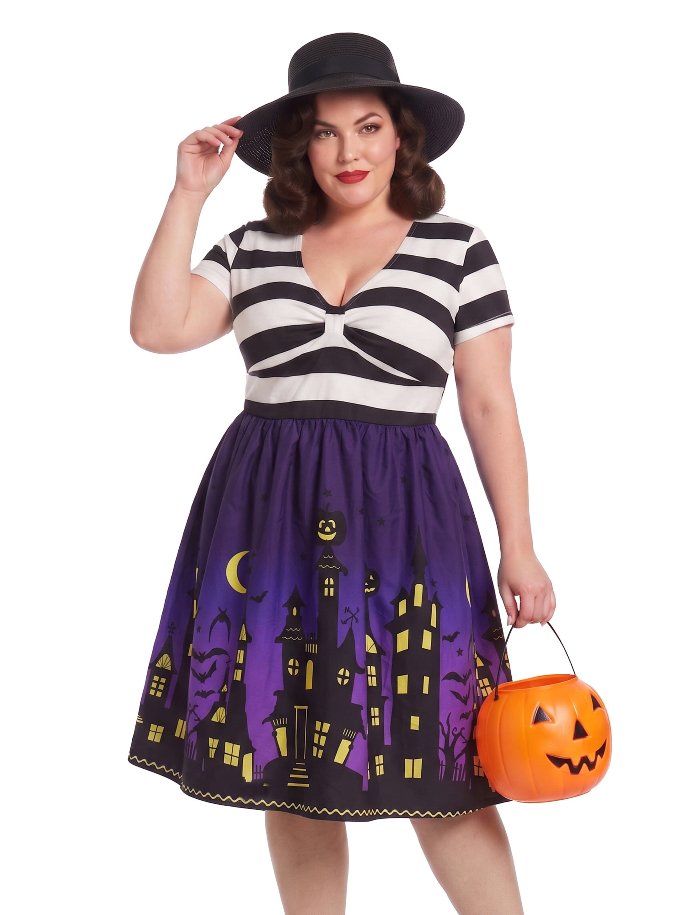 MEETWEE Oversized jurk in Lila