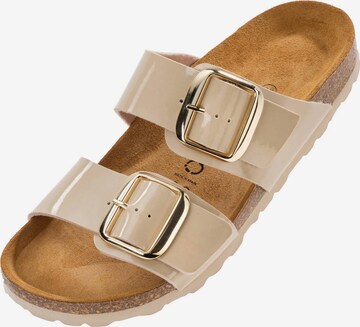 Palado Mules 'Samos GS' in Beige: front