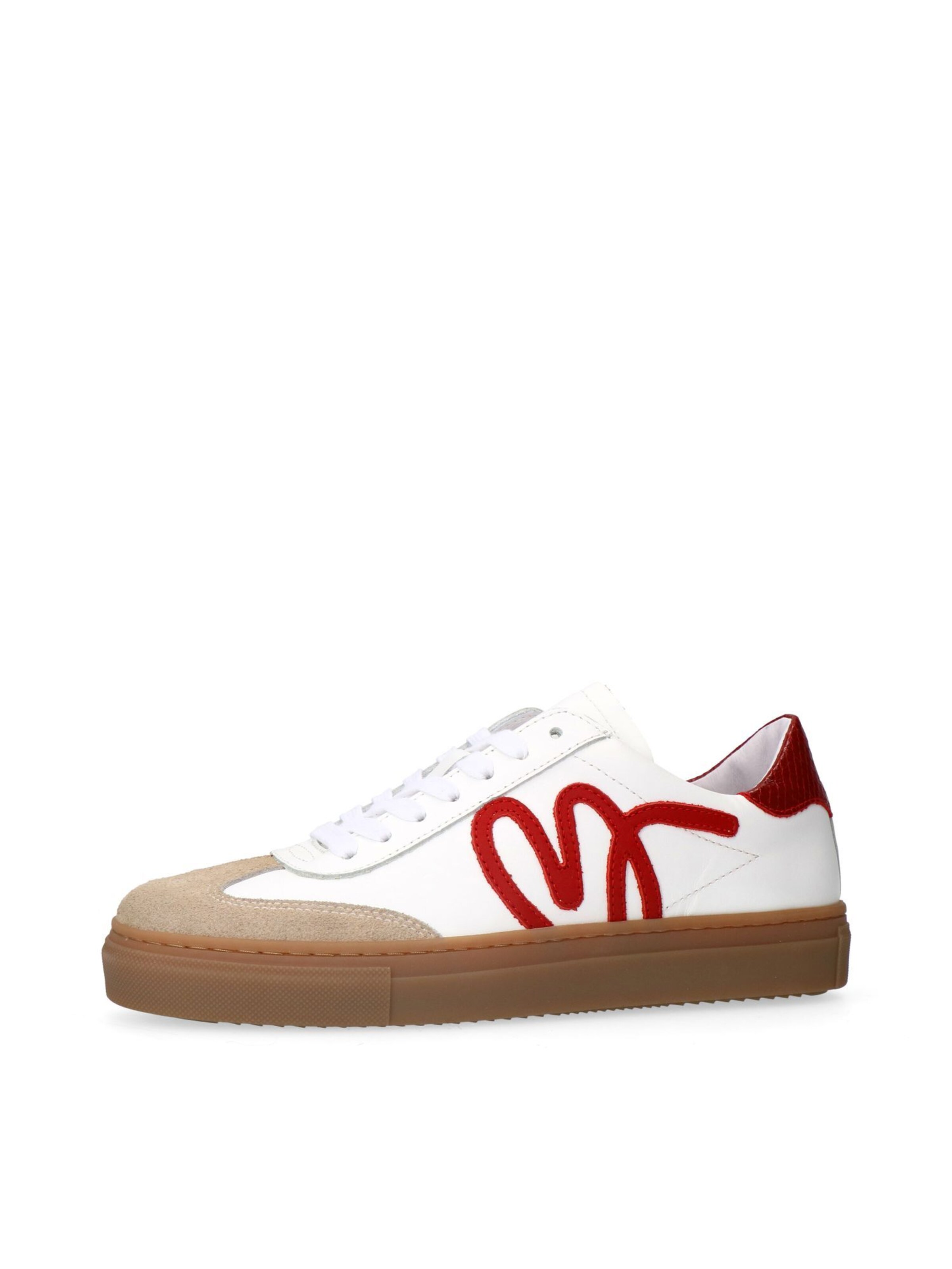 MANFIELD Sneaker in Beige: Vorderseite