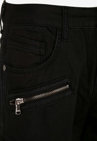 CIPO & BAXX Regular Cargo Pants 'Worked' in Black