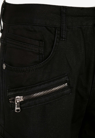 CIPO & BAXX Regular Cargo Pants 'Worked' in Black