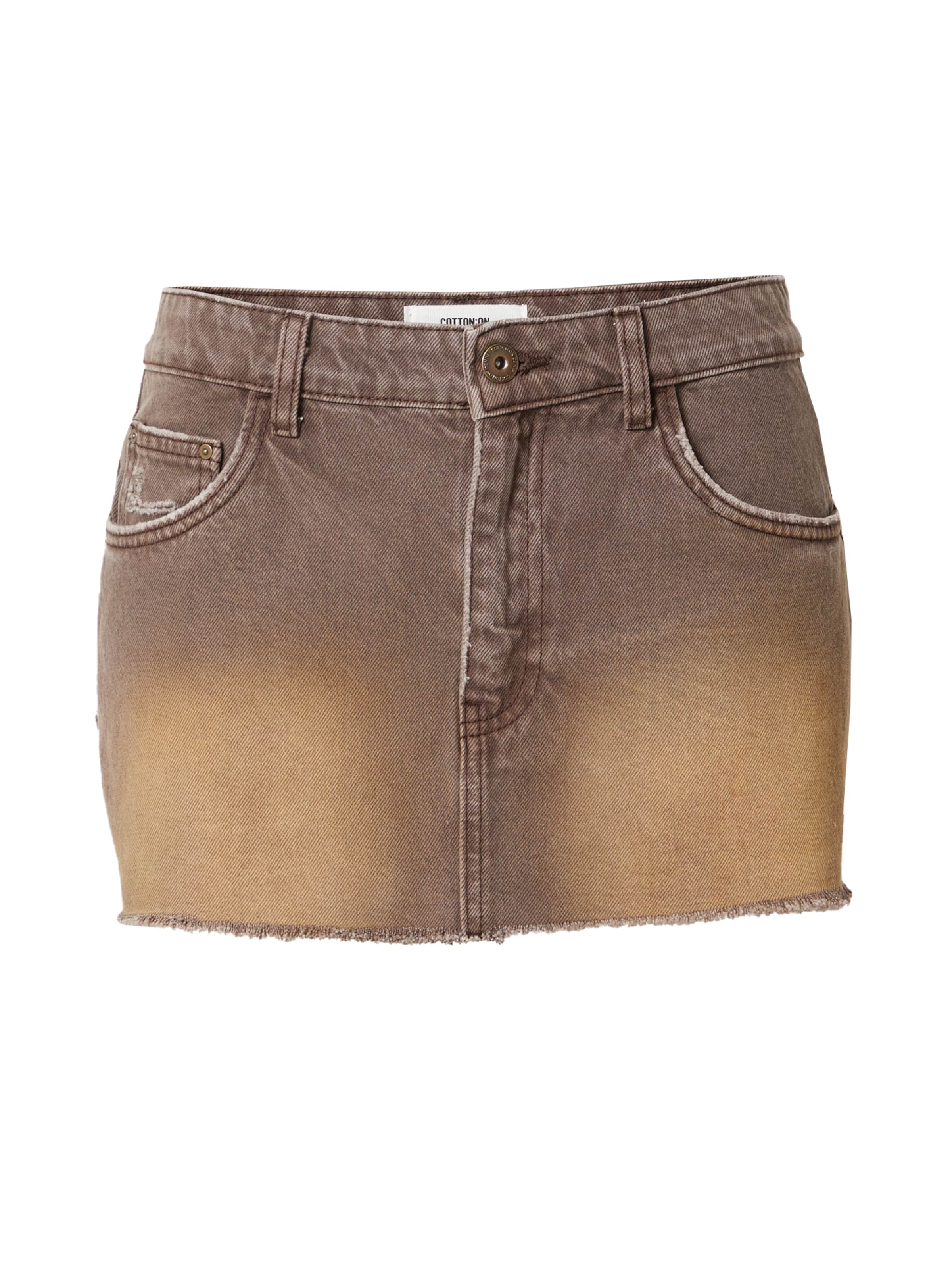Cotton On Sukňa - Hnedá: predná strana
