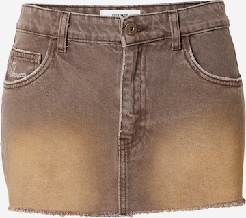 Cotton On Skirt in Brown: front