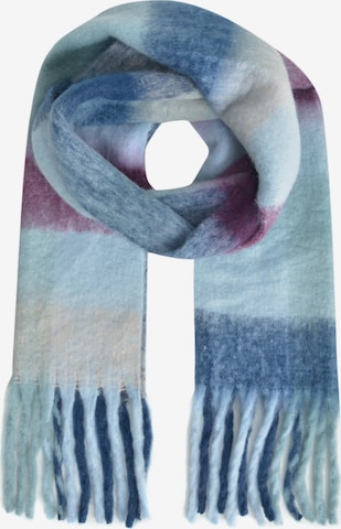 Smith&Soul Schal mit Karomuster und Fransen in Rot: Vorderseite