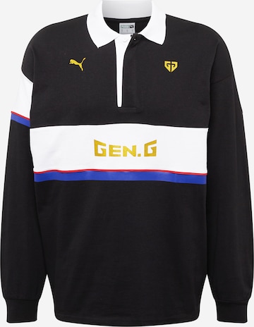 PUMA Shirt in Zwart: voorkant