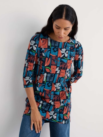 Tunica 'Shore Foraging' di Seasalt Cornwall in blu: frontale