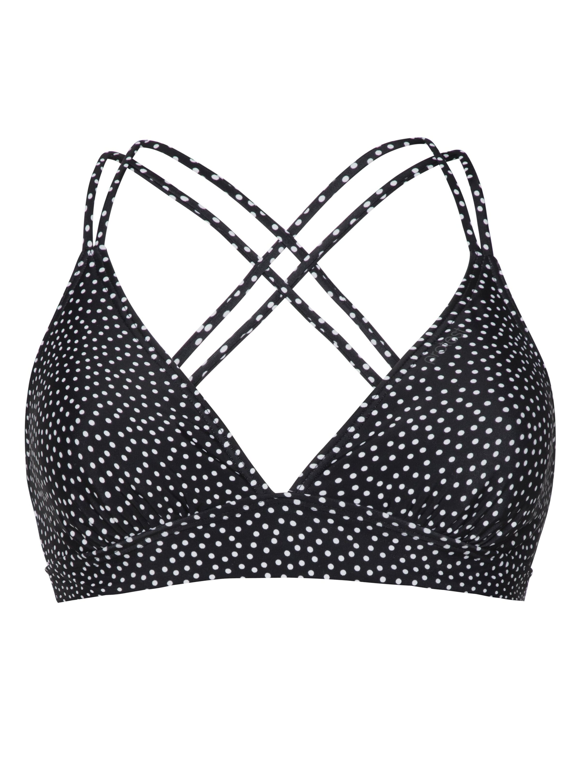 PROTEST Triangle Bikini top 'MM ELENI' in Black: front