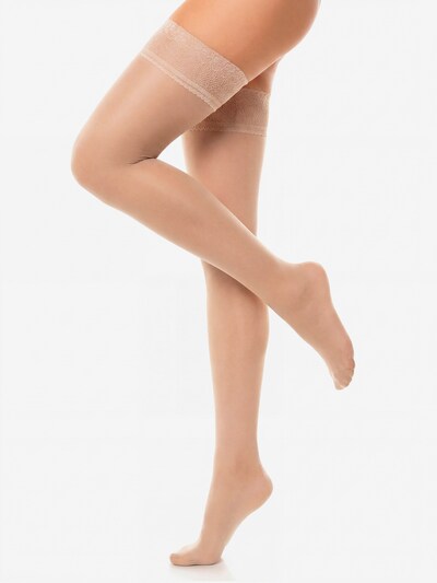 GLAMORY Hold up stockings 'Vital 40 Halterlose Stützstrümpfe' in M-L in Nude, Item view
