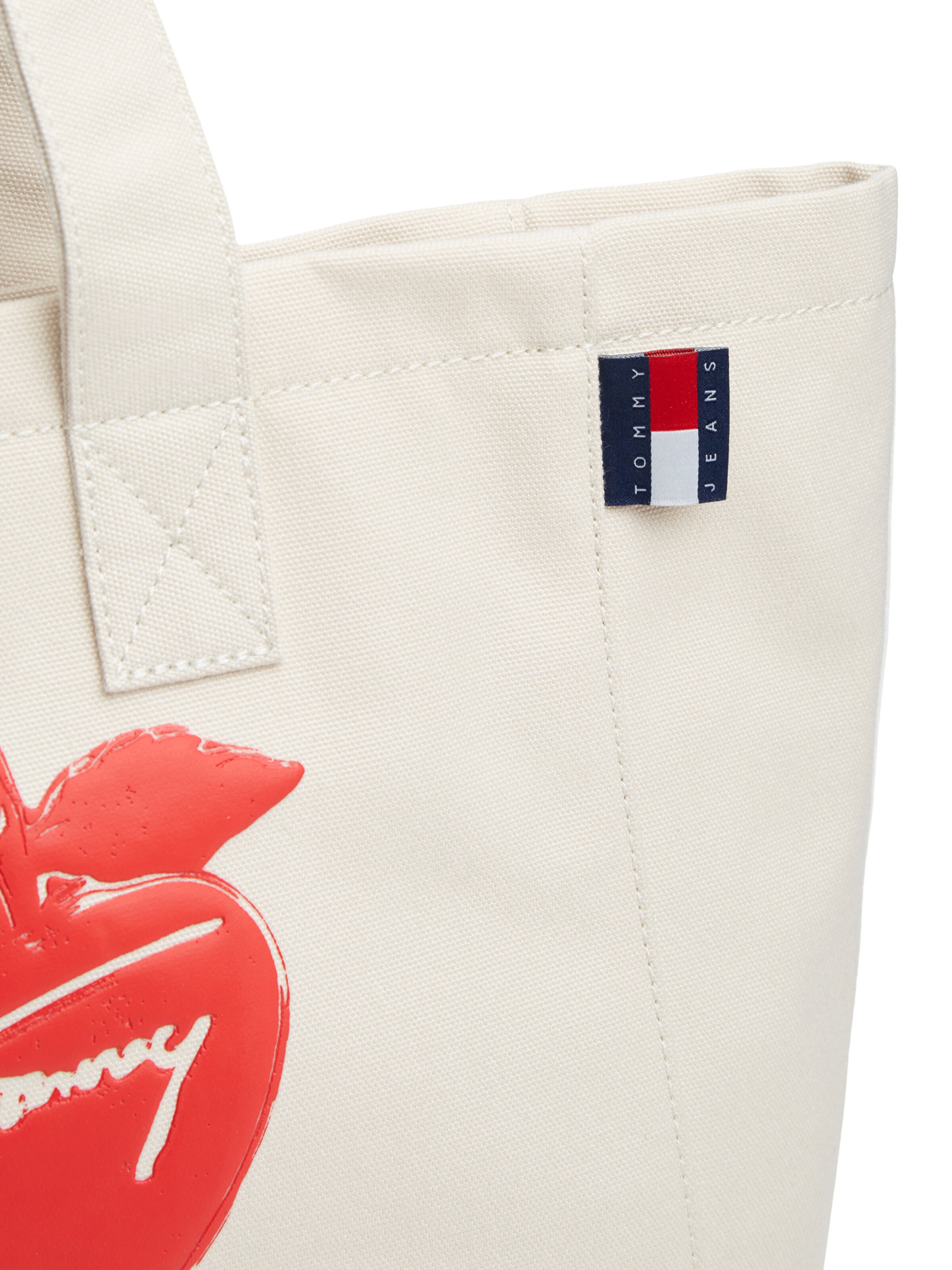 smėlio Tommy Jeans Pirkinių krepšys