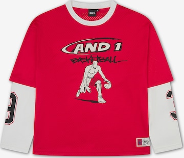 AND1 Paita värissä punainen: etupuoli