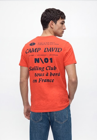 CAMP DAVID Футболка в Оранжевый: спереди