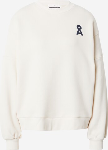 ARMEDANGELS Sweatshirt 'WINONA RETRO' i vit: framsida