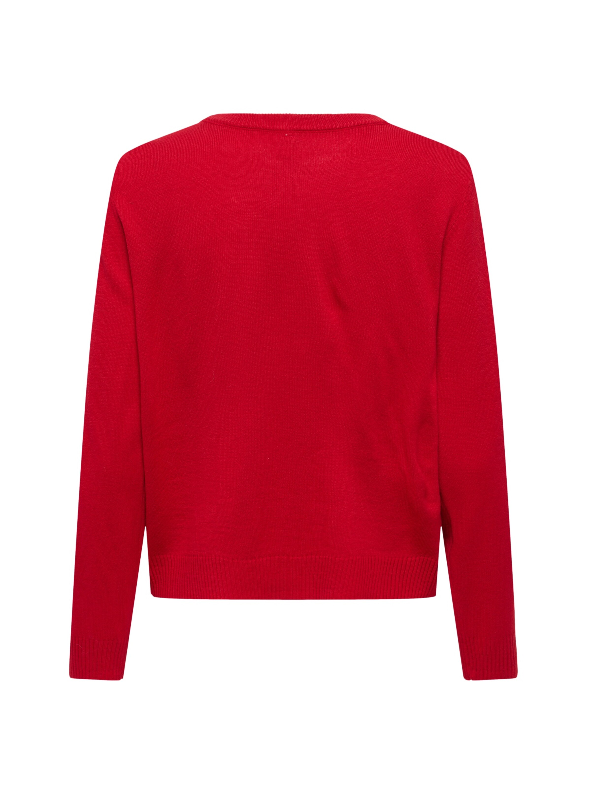 ONLY Sweater 'Xmas Shine' in Red