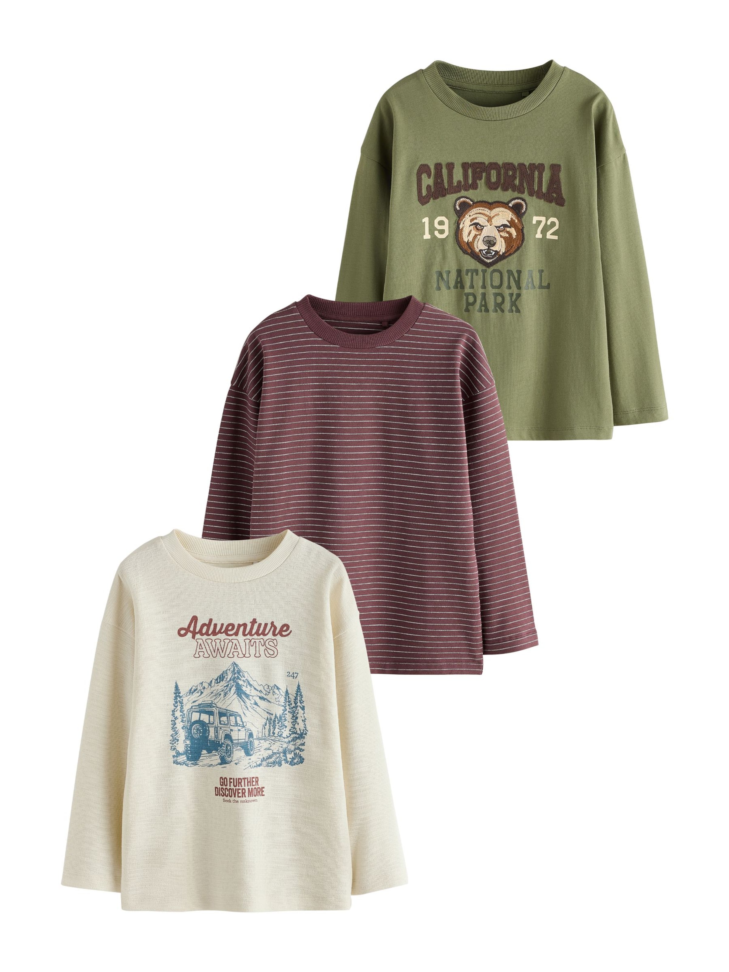 Next Shirt in 98 in grün / lila / weiß, Produktansicht