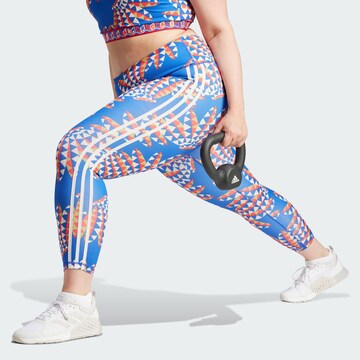 ADIDAS PERFORMANCE Skinny Workout Pants 'FARM Rio ' in Blue