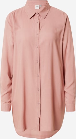 Camicia da donna 'Main' di ICHI in rosa: frontale