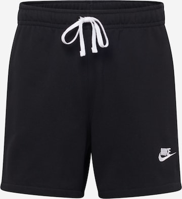 Regular Pantaloni de la Nike Sportswear pe negru: față