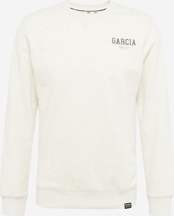 GARCIA Sweatshirt in Beige: voorkant