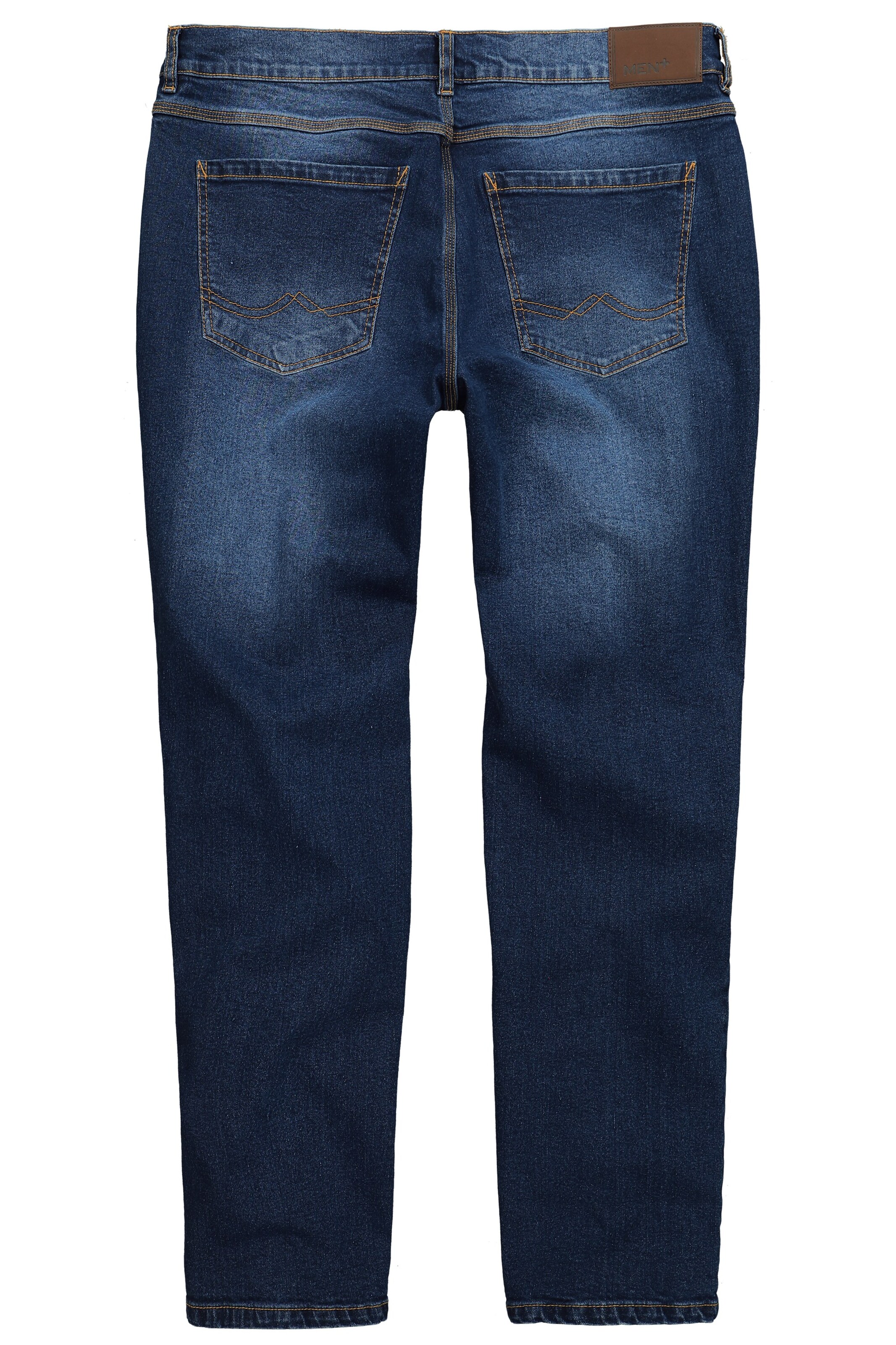 Men Plus Tapered Jeans in Blauw