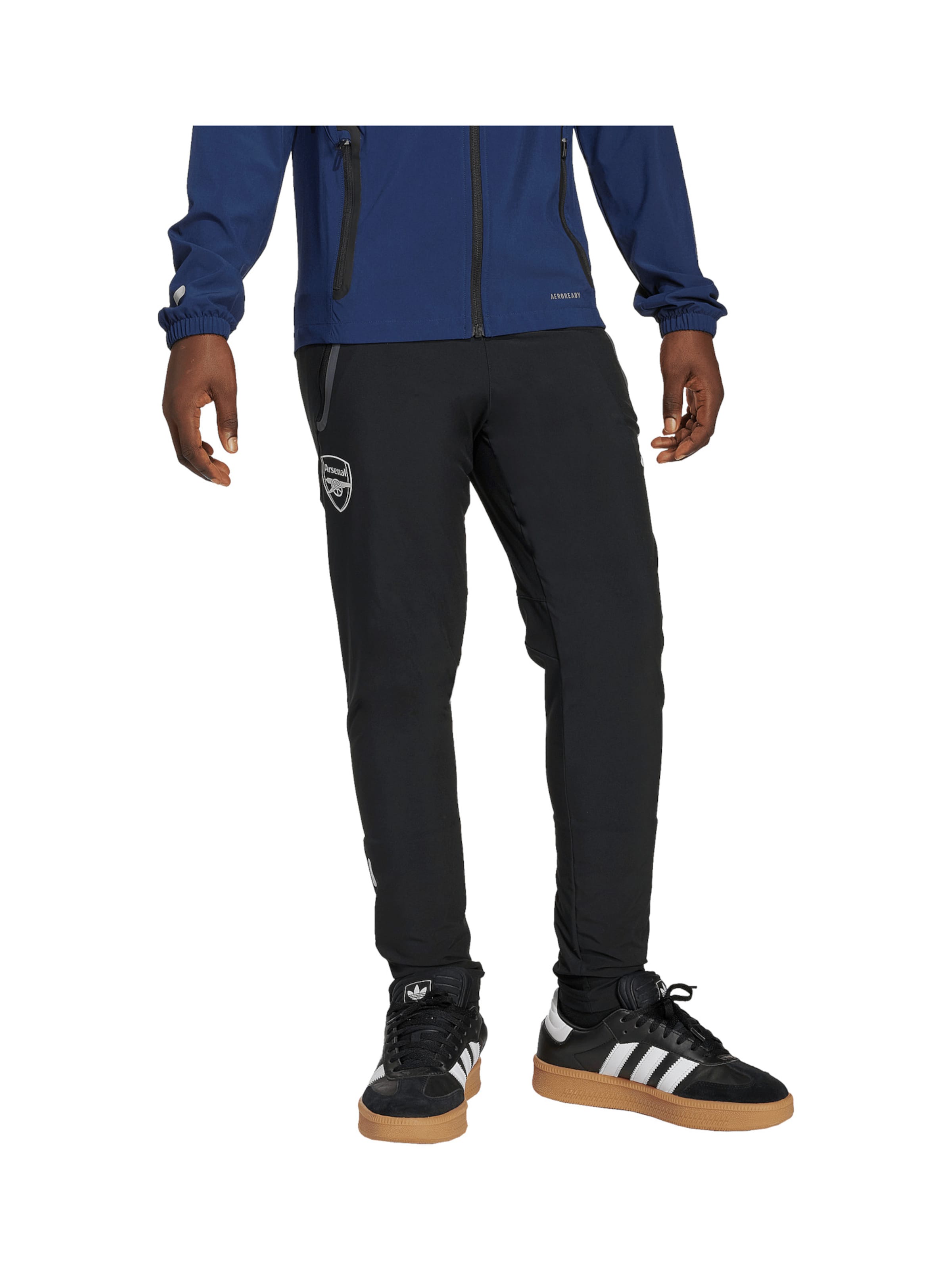 ADIDAS PERFORMANCE Slimfit Παντελόνι φόρμας 'FC Arsenal Tiro 25 Competition' σε μαύρο: μπροστά