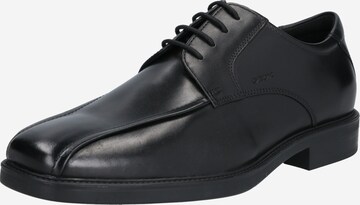 GEOX Lace-Up Shoes in Black: front