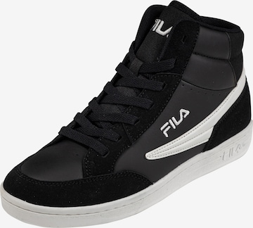 FILA Trainers in Black: front