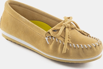 Minnetonka - Mocassins 'Kilty plus' em amarelo