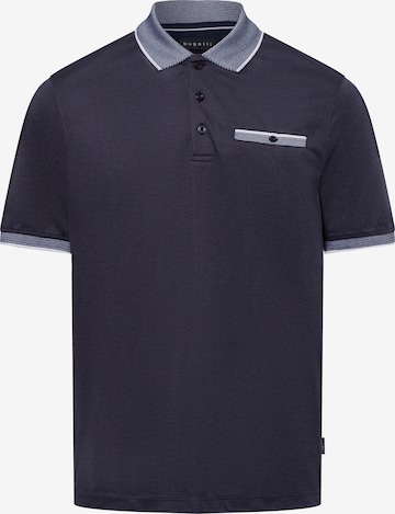 T-Shirt bugatti en bleu : devant