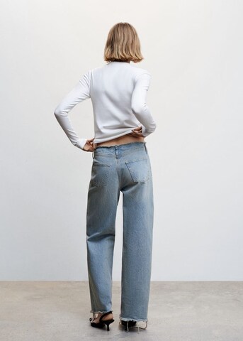 MANGO Wide leg Jeans 'frankie' in Blauw