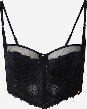 Bustier Soutien-gorge Dorina en noir : devant