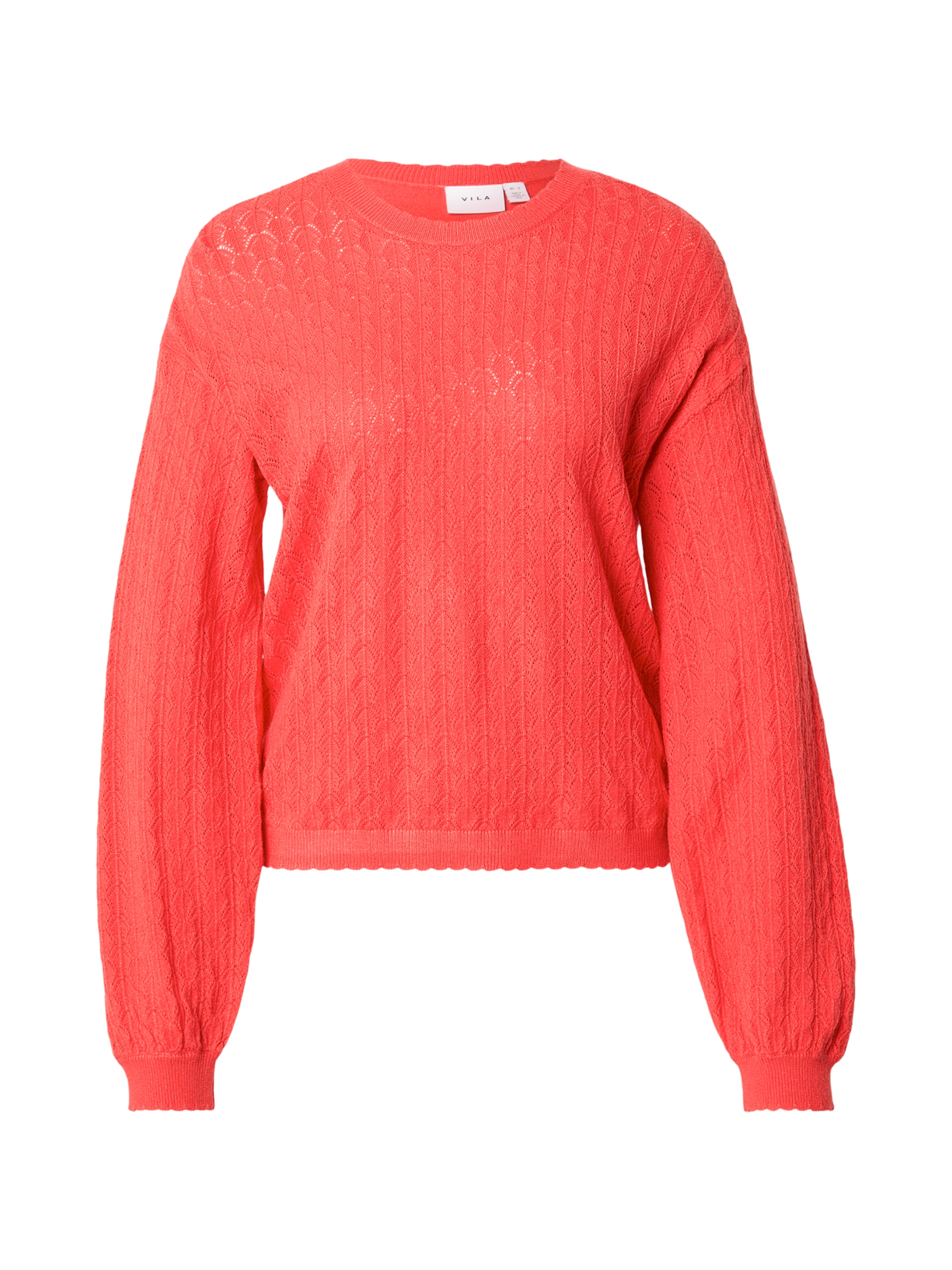 VILA Sveter 'VIEMI' - Červená: predná strana