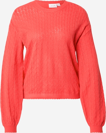 VILA Sveter 'VIEMI' - Červená: predná strana