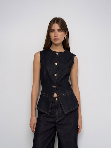 Salsa Jeans Vest in Blue: front