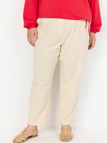 Wasabi Concept Broek 'Erica' in Beige: voorkant