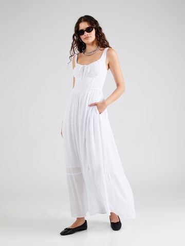 HOLLISTER Καλοκαιρινό φόρεμα 'SOFIA' σε λευκό: μπροστά