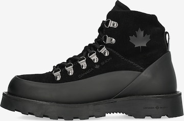 CANADA SNOW Schnürstiefelette 'Mount Gia' in Schwarz: Vorderseite