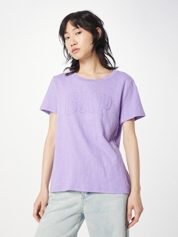 T-shirt GAP en violet : devant